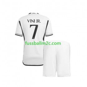 Fußballtrikots Real Madrid Vinicius Junior 7 Kinder Heim Trikotsatz 2023-2024